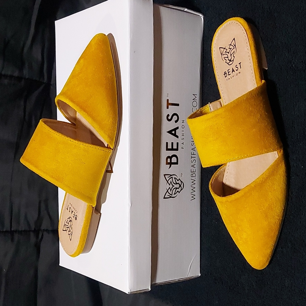 Beast-Maisy Yellow Mules